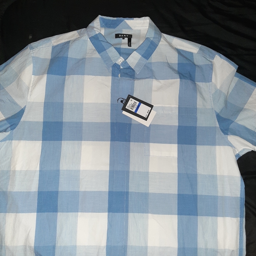 dkny button up shirt